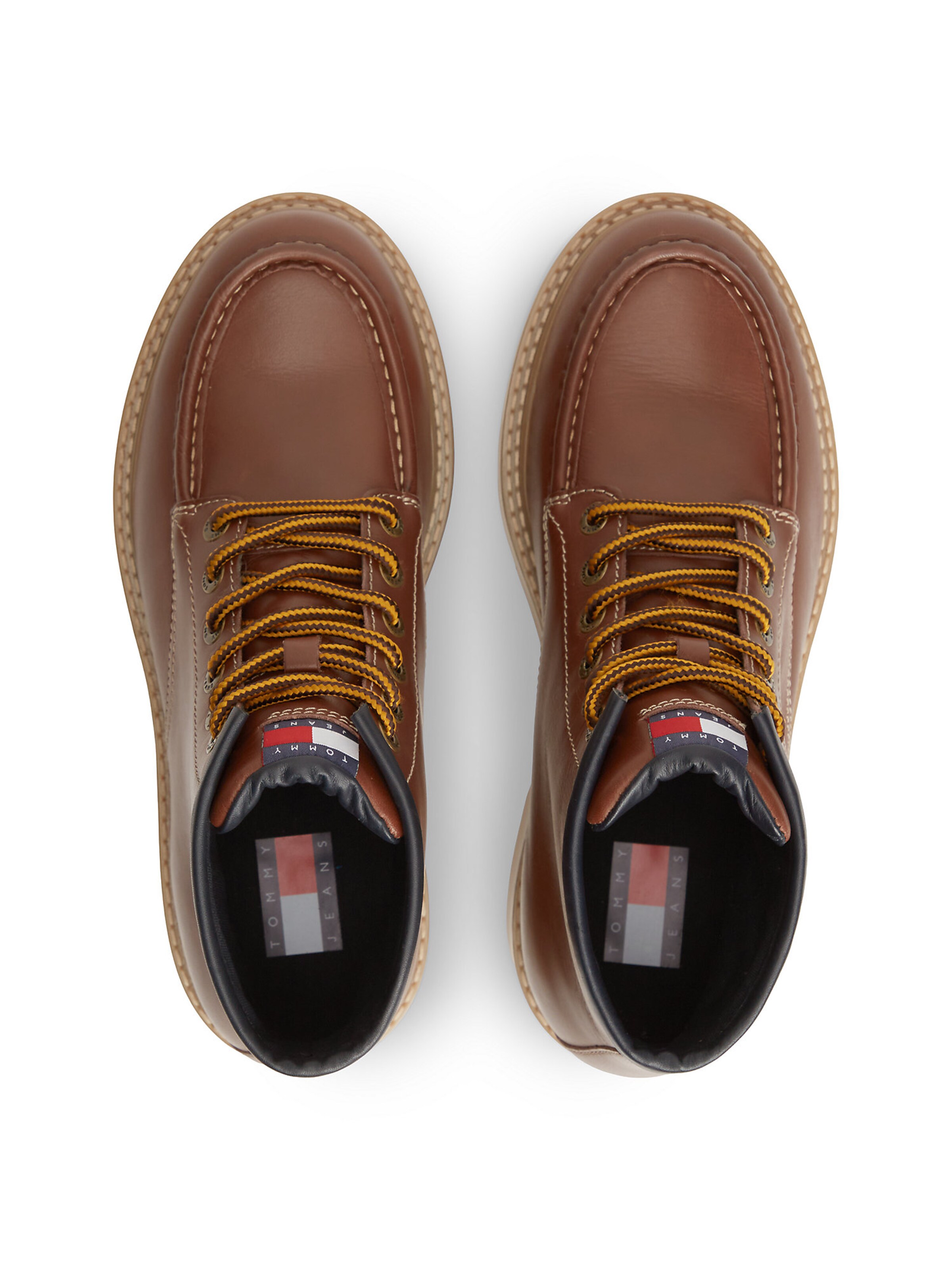 Boots stringati 'Archive '01' di Tommy Jeans in marrone