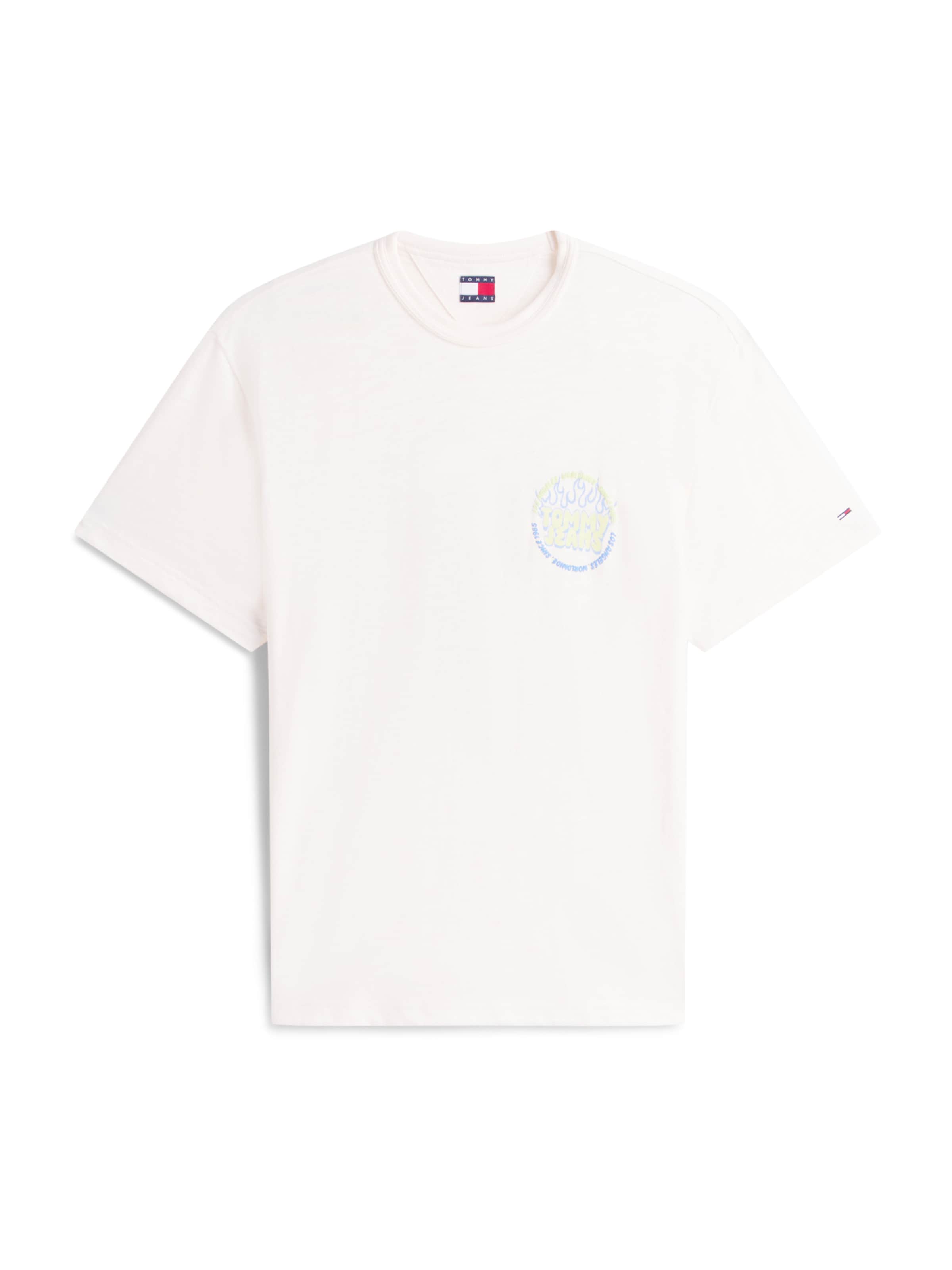 T-Shirt Tommy Jeans en blanc : devant