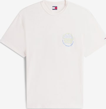 T-Shirt Tommy Jeans en blanc : devant