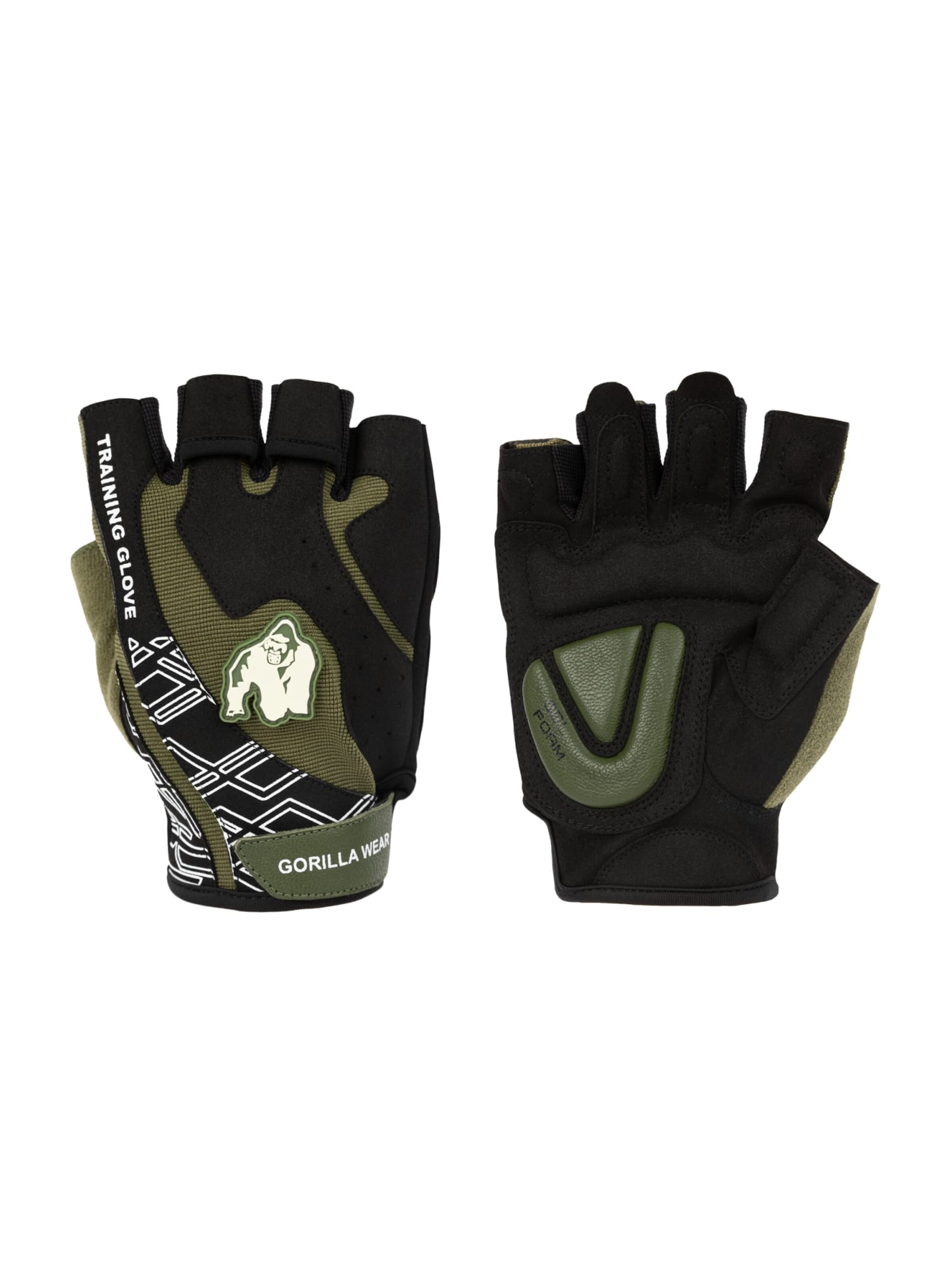 Gants de sport Gorilla Wear en noir : devant