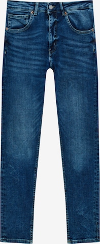 Pull&Bear Skinny Jeans in Blau: predná strana