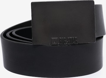 Ceinture BIG STAR en noir : devant