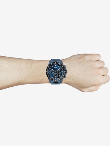BOSS Black Analogové hodinky 'Hero' – modrá: přední strana