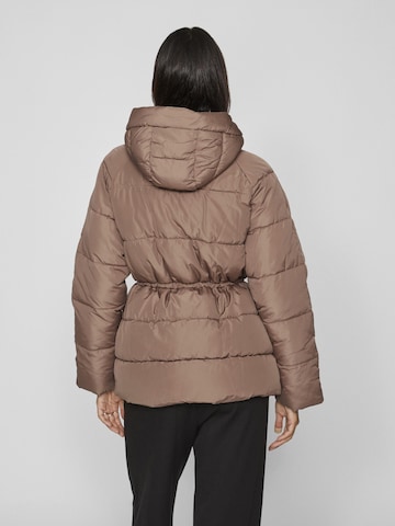 VILA Winter Jacket 'Leana' in Brown