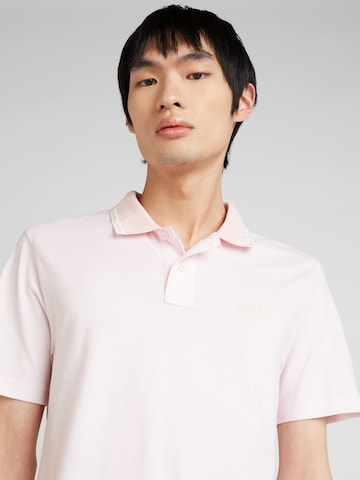 BOSS Orange Poloshirt 'PeoxfordNew' in Pink