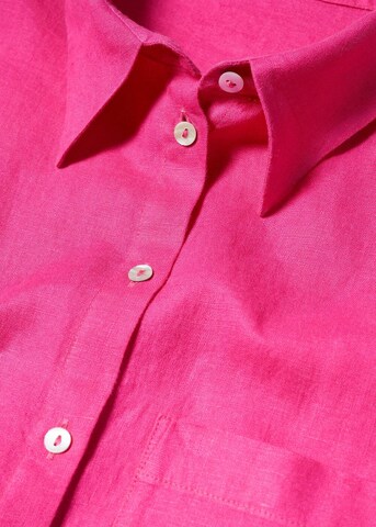 MANGO Bluza 'Pai' | roza barva