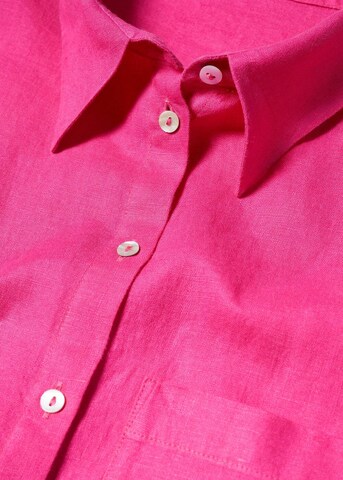 MANGO Blouse 'Pai' in Roze