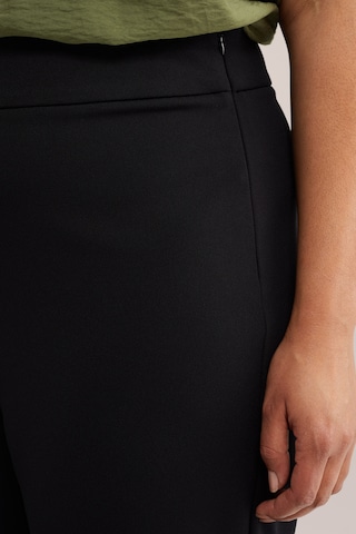 WE Fashion Обычный Штаны в Черный