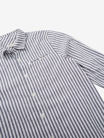 Coupe regular Chemise TOM TAILOR en bleu