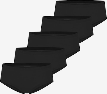 SCHIESSER Panty 'Invisible Cotton' in Black: front