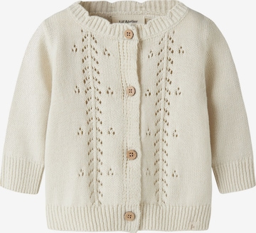 Cardigan Lil'Atelier en beige : devant