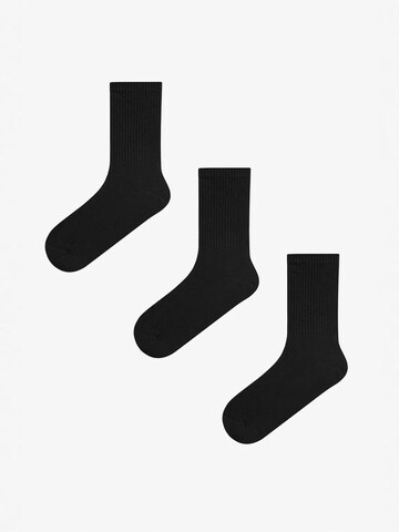 Penti Sokken 'PENTI Basic Tennis Paar Kinder-Sneakersocken' in Zwart: voorkant