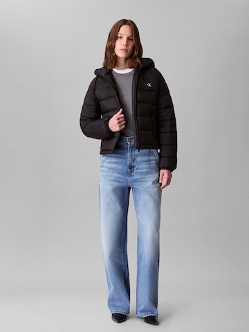 Calvin Klein Jeans Kevad-sügisjope, värv must