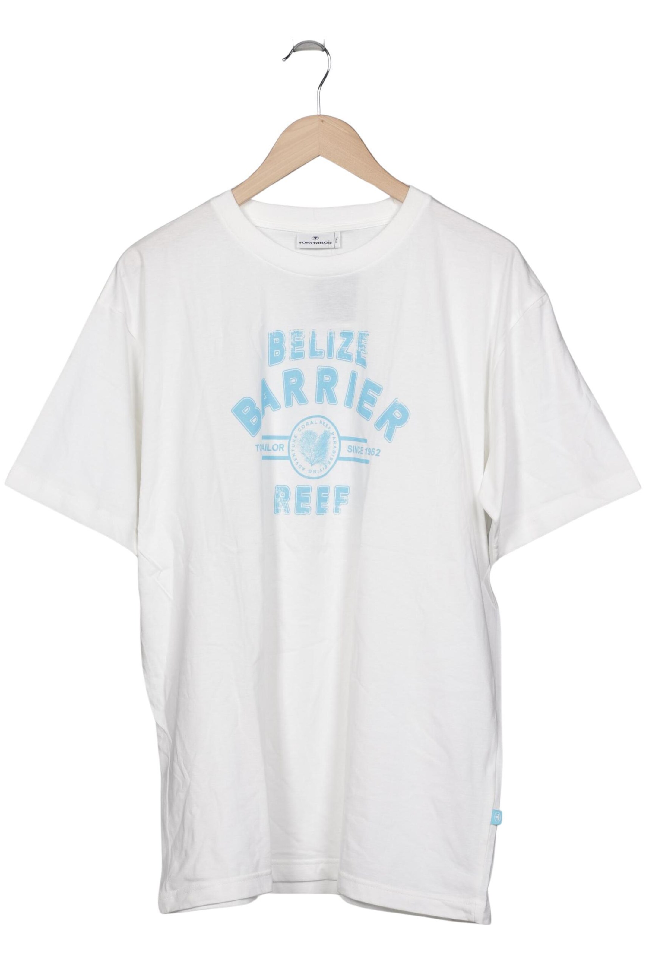 TOM TAILOR T-Shirt XXL in Weiß: Vorderseite