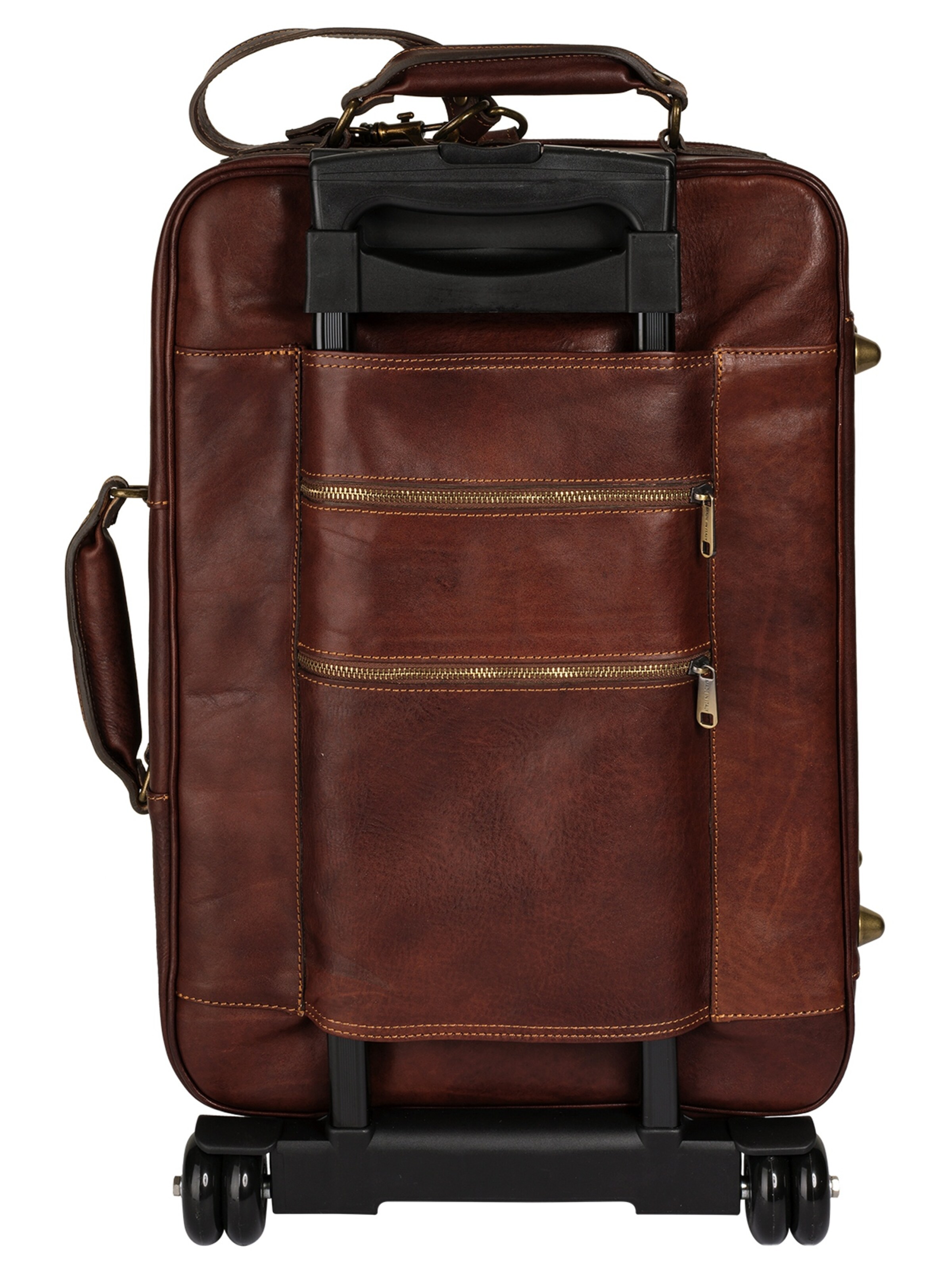 Valisette 'PERUGIA' piké en marron