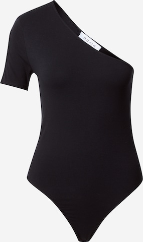 NU-IN Shirt bodysuit in Black: front