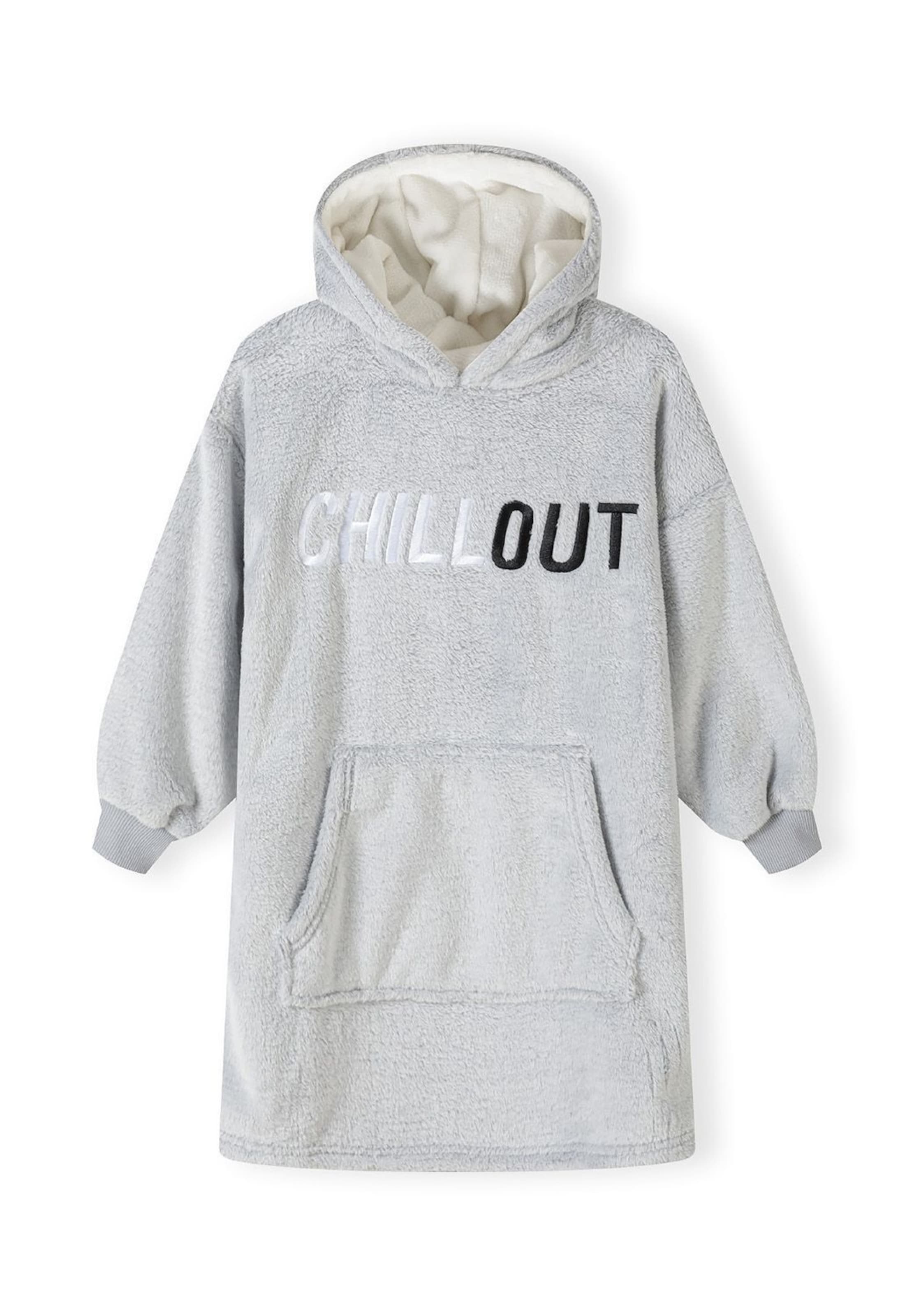 MINOTI Μπλούζα φούτερ σε γκρι: μπροστά