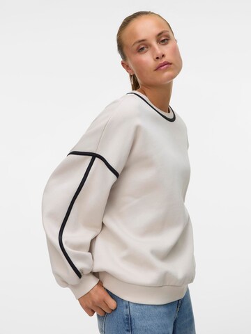 VERO MODA Sweatshirt 'VMShirley' in Wit: voorkant