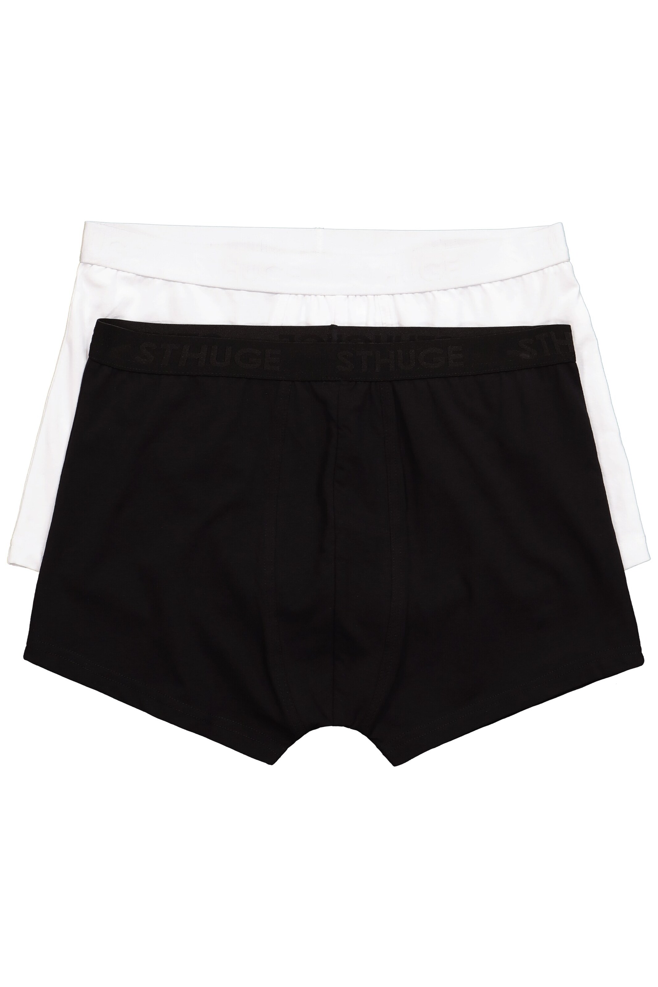 STHUGE Boxershorts in Schwarz: Vorderseite