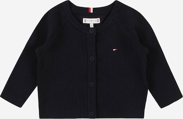 TOMMY HILFIGER Pletena jopa 'ESSENTIAL' | modra barva: sprednja stran