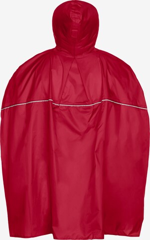 VAUDE Poncho 'Grody' in Rot