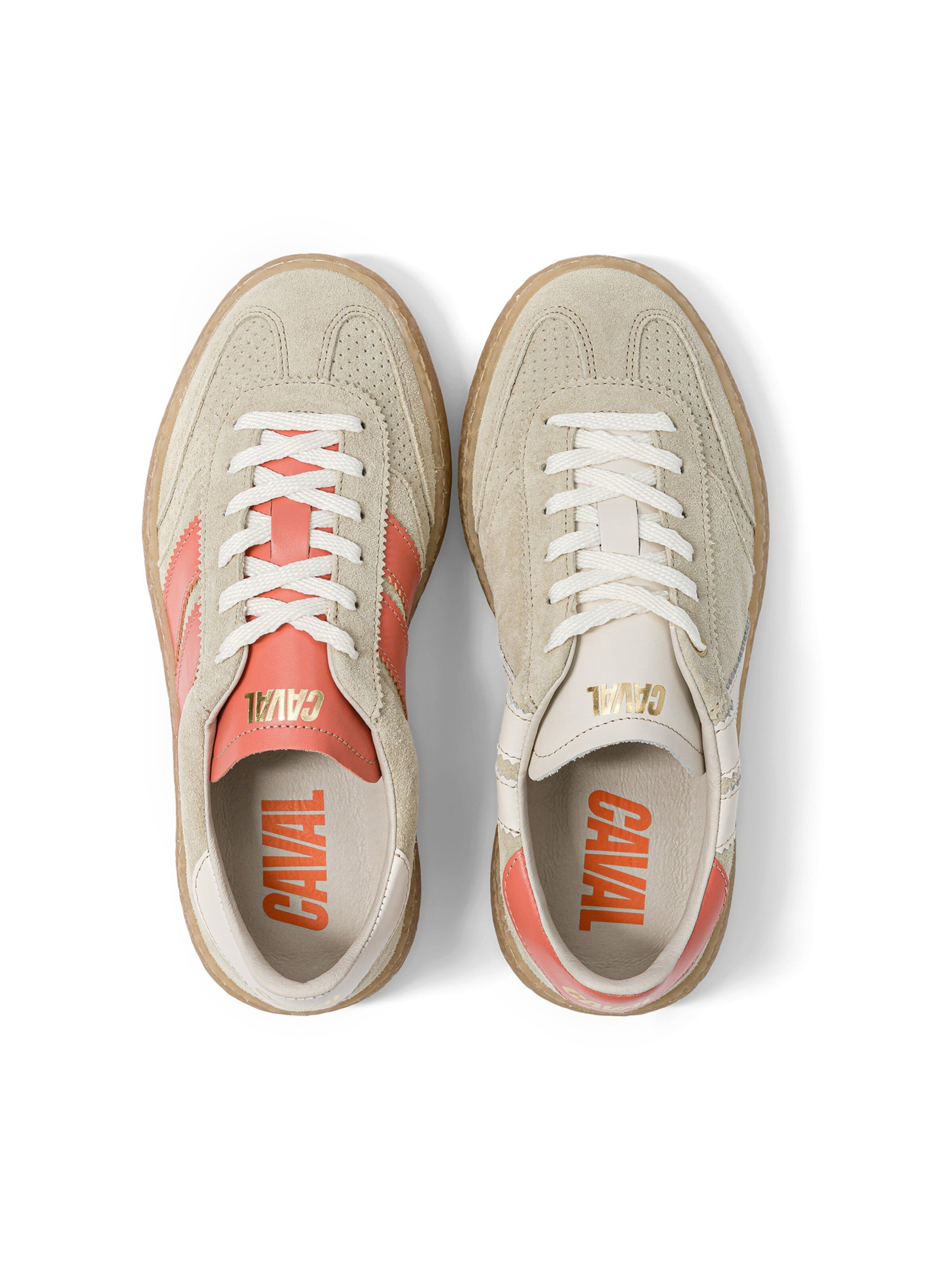 Caval Veterschoen ' HIGH PULSE ' in Beige: bovenkant