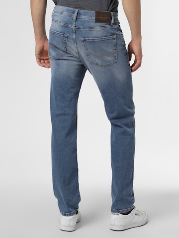 Finshley & Harding Slimfit Jeans 'Lewis' in Blauw
