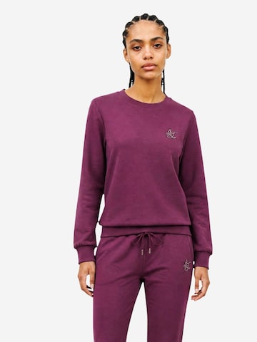 Liu Jo Sweatshirt 'FELPA CHIUSA TF6206 J3958' in Lila