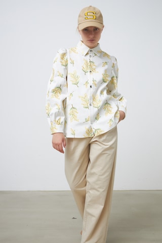 Stella Nova Blouse 'Sara Sia' in Wit: voorkant