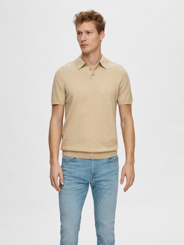 SELECTED HOMME Tröja 'BERG' i beige