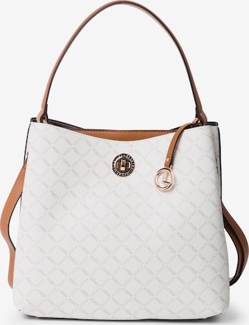 L.CREDI Handtasche ' Filiberta ' in Weiß: Vorderseite