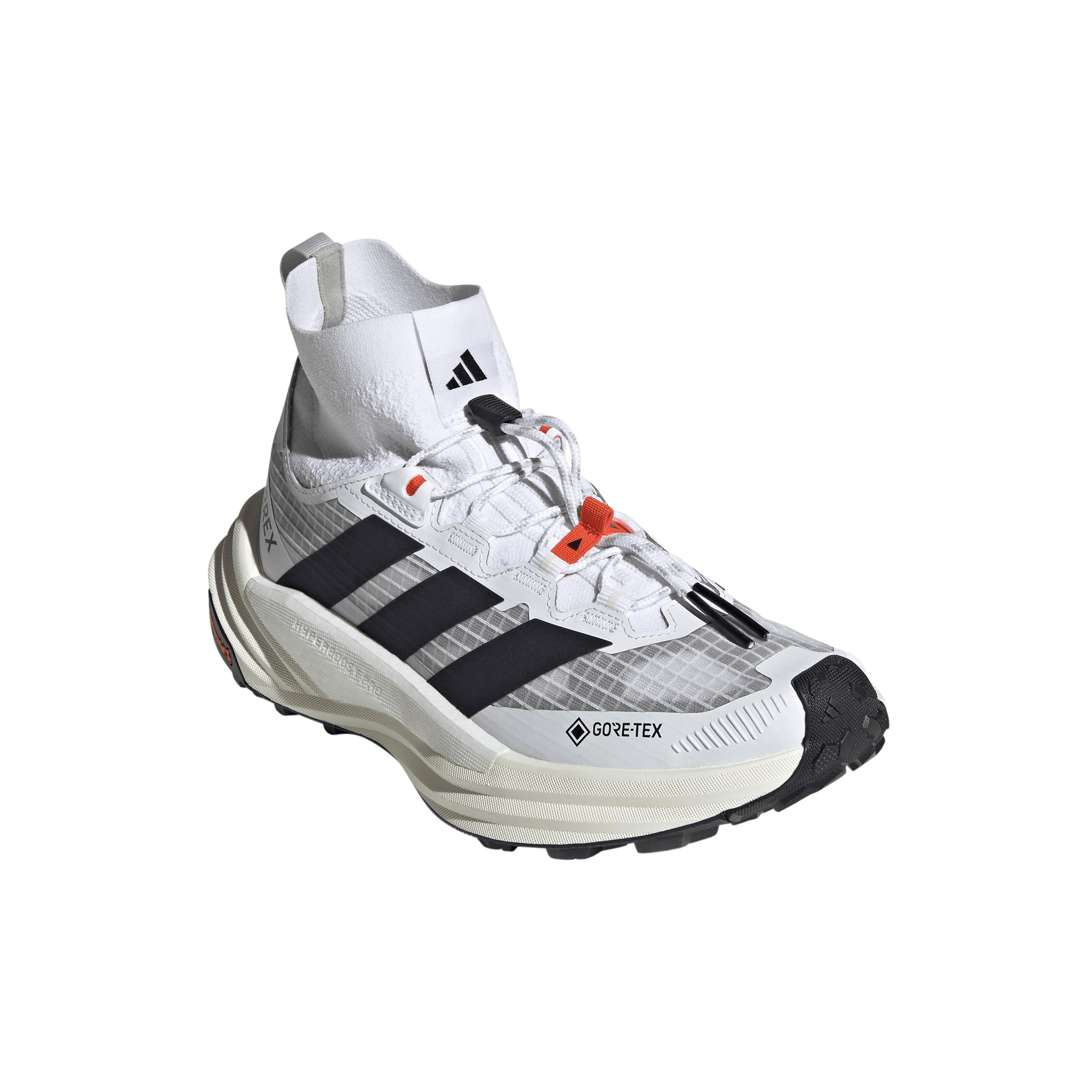 ADIDAS TERREX Ulkoilukengät 'Freehiker 3 Ultra' värissä valkoinen