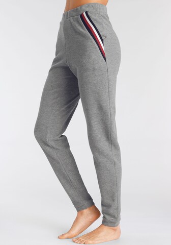 Tommy Hilfiger Underwear Tapered Pyjamahose in Grau