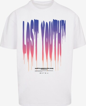 Lost Youth T-shirt i vit: framsida