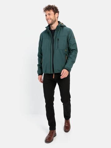 CAMEL ACTIVE Blouson mit abnehmbarer  Kapuze in Grün