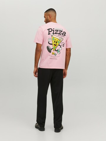 JACK & JONES T-Shirt 'Taco' in Pink