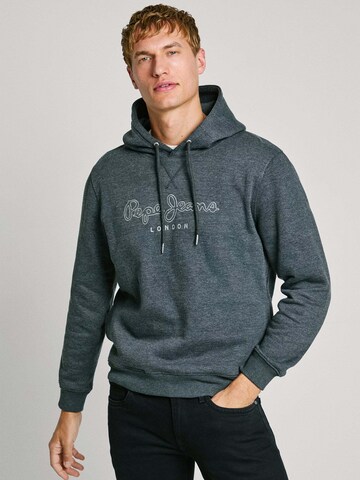 Pepe Jeans Sweatshirt ' NEW NOUVEL' in Grau: Vorderseite