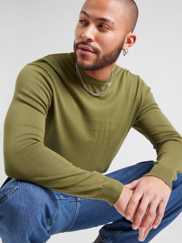 UNITED COLORS OF BENETTON Средняя посадка Свитер в Зеленый
