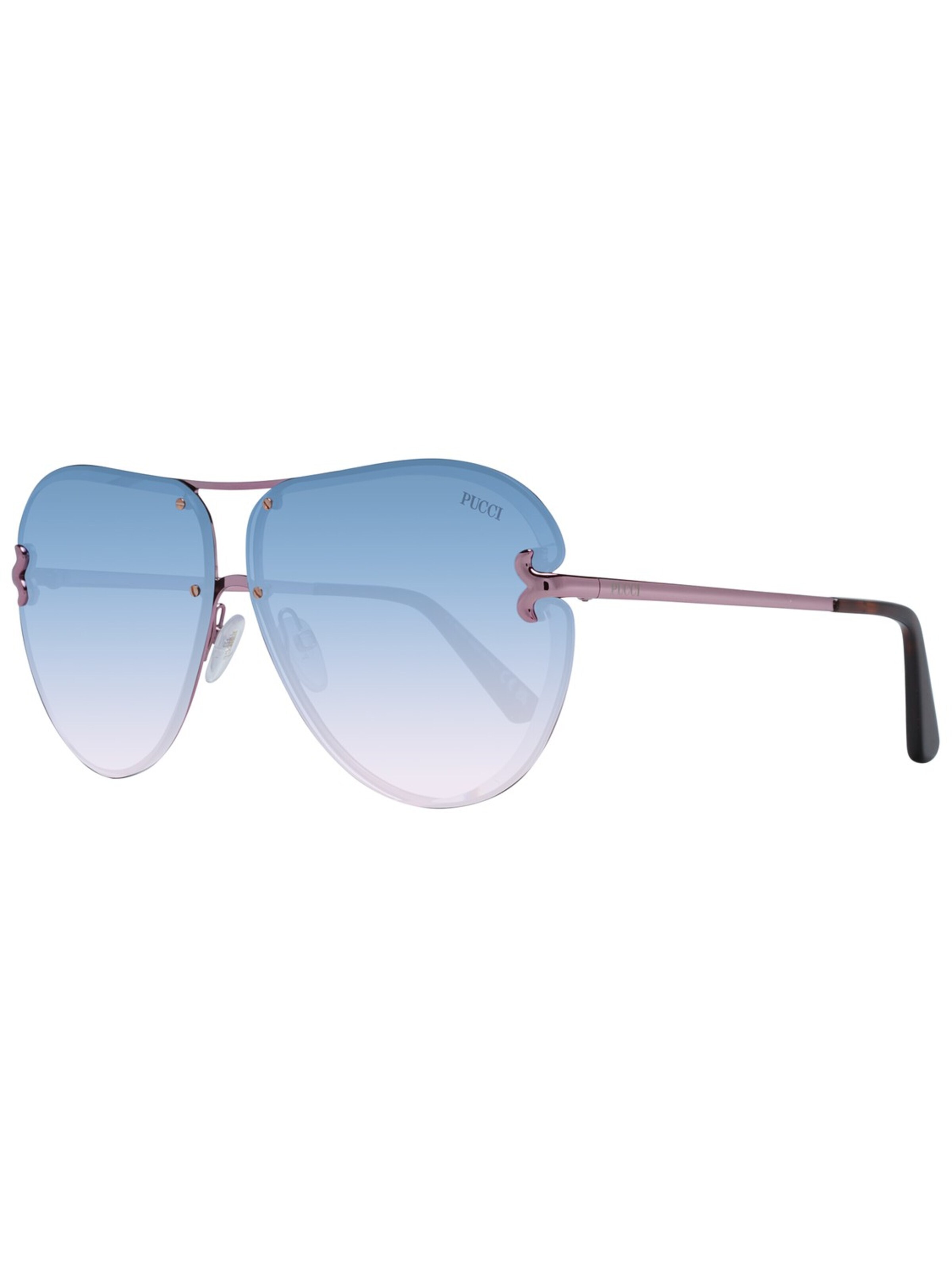 Lunettes de soleil 'Pucci Sunglasses EP0217 72W 66' Emilio Pucci en rose : devant