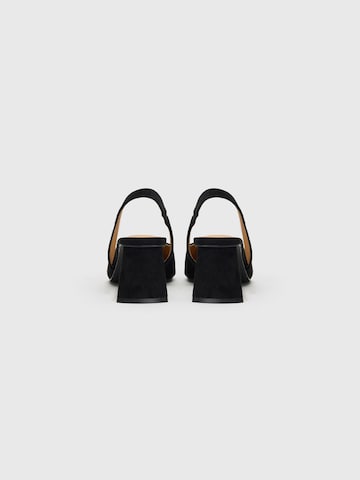 Bianco Slingpumps 'Maralyn' in Zwart