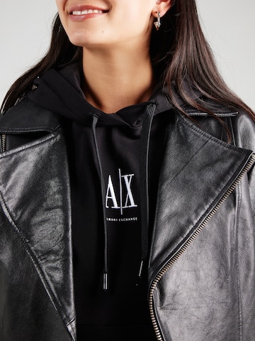 ARMANI EXCHANGE Sweatshirt in Zwart