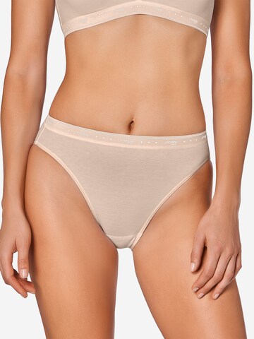 Slip ' Blue 24/7 100 ' SLOGGI en beige : devant