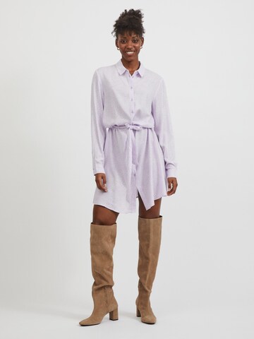 VILA Shirt Dress 'Paya' in Purple