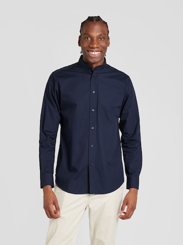 ESPRIT - Slim Fit Camisa em azul: frente