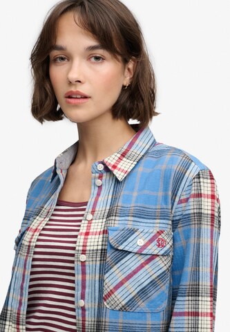 Superdry & Co Blouse in Blauw