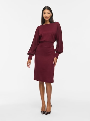 Abito in maglia 'VIRAFFI' di VILA in rosso
