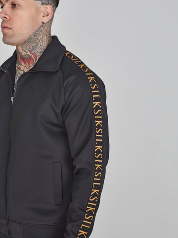 SikSilk Sweatjacke in Schwarz