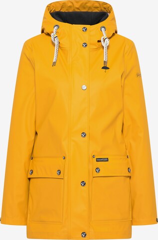 Schmuddelwedda Between-Season Jacket in Yellow: front