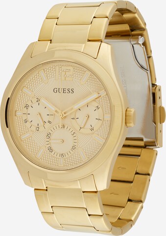 GUESS Analoog horloge in Goud: voorkant