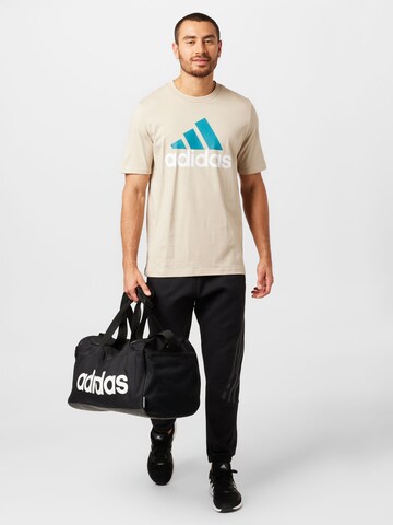 smėlio ADIDAS SPORTSWEAR Sportiniai marškinėliai 'Essentials'